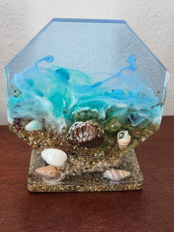 Resin ocean scene decor