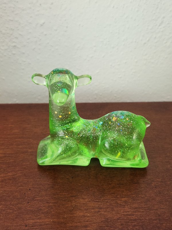 Green resin animal