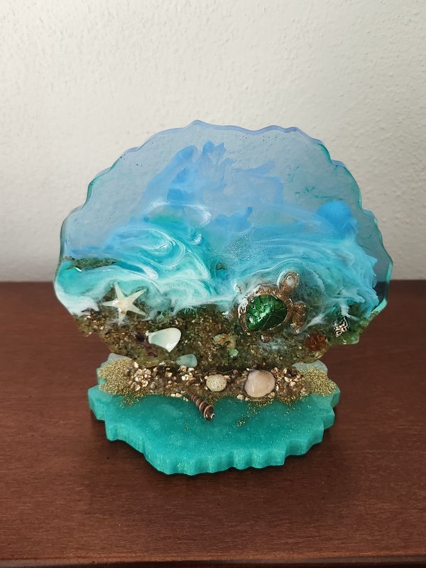 Resin ocean scene decor