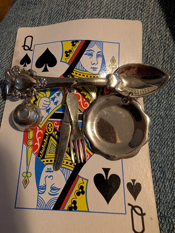Vintage Spoon Brooch