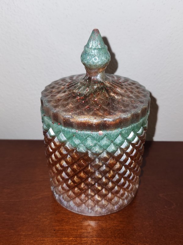 Diamond resin jar