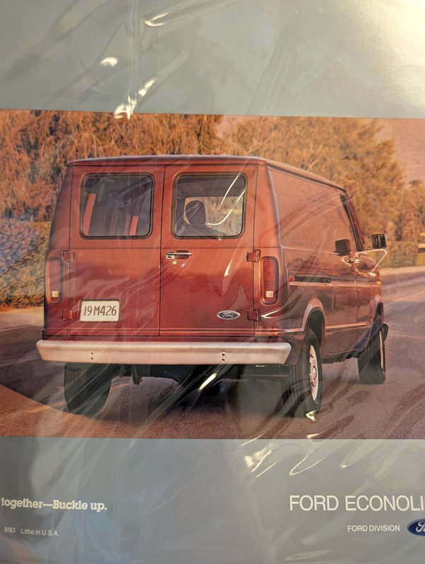 1984 Ford Econoline Van Brochure