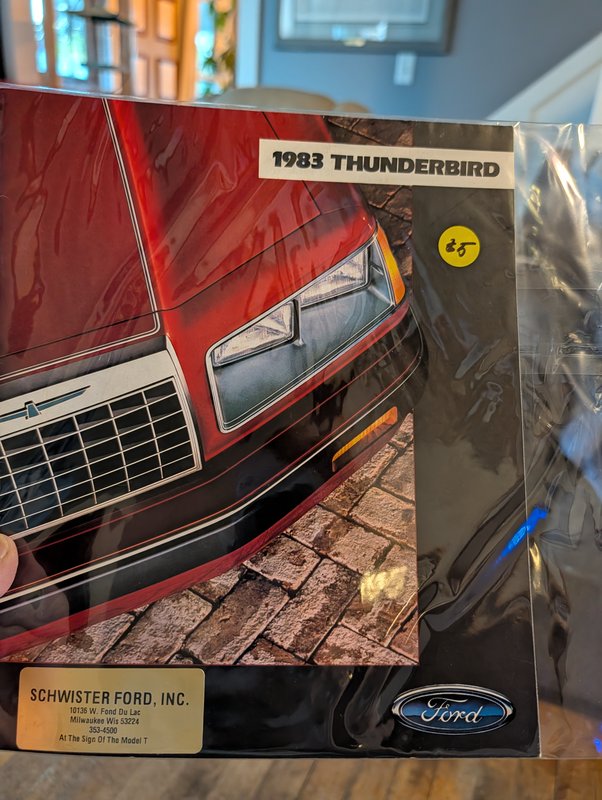 1983 Ford Thunderbird Brochure