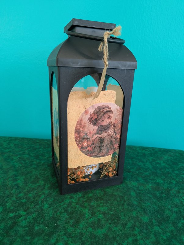 Autumn Whispers Vintage Lantern 🍂