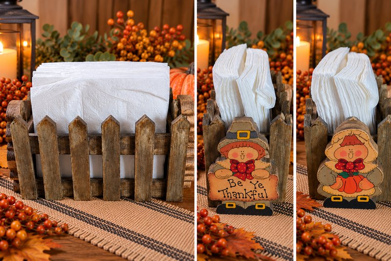 Thanksgiving napkin holder