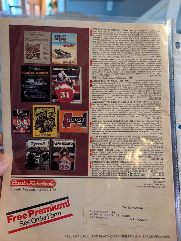 1984 Motorworks Catalog
