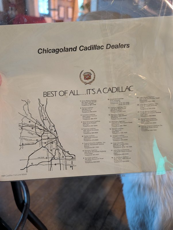 1984 Cadillac Brochure