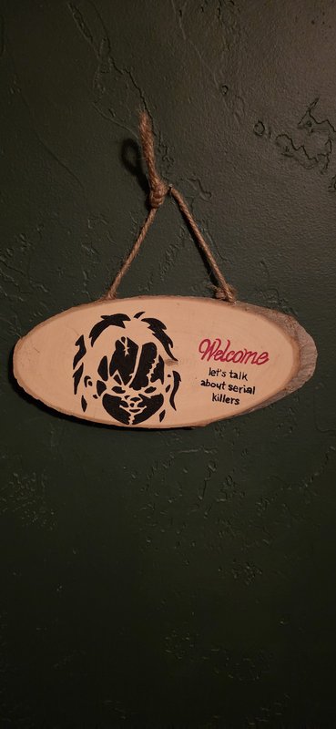 Welcome "Chuckie" plaque