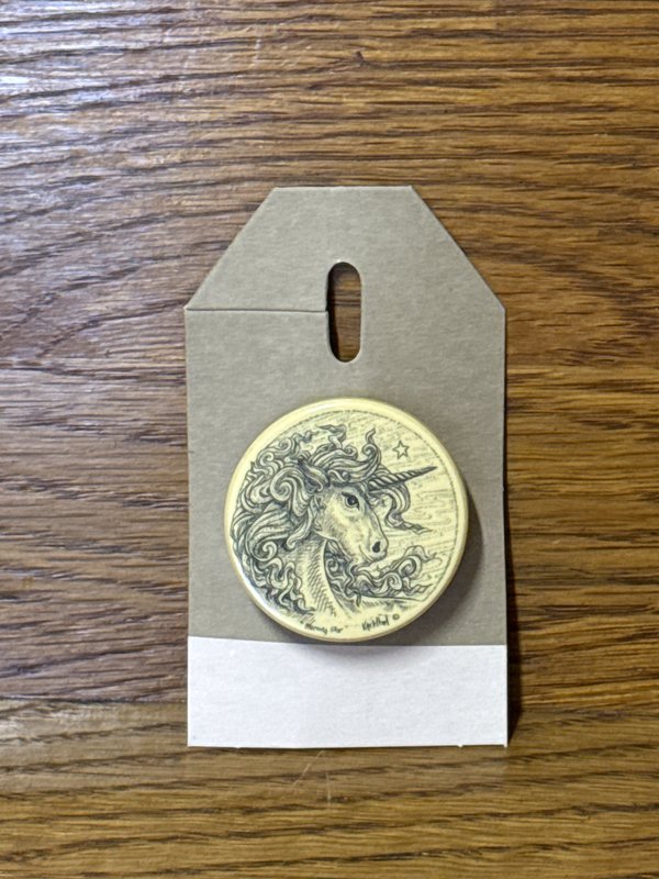 Vtg unicorn brooch