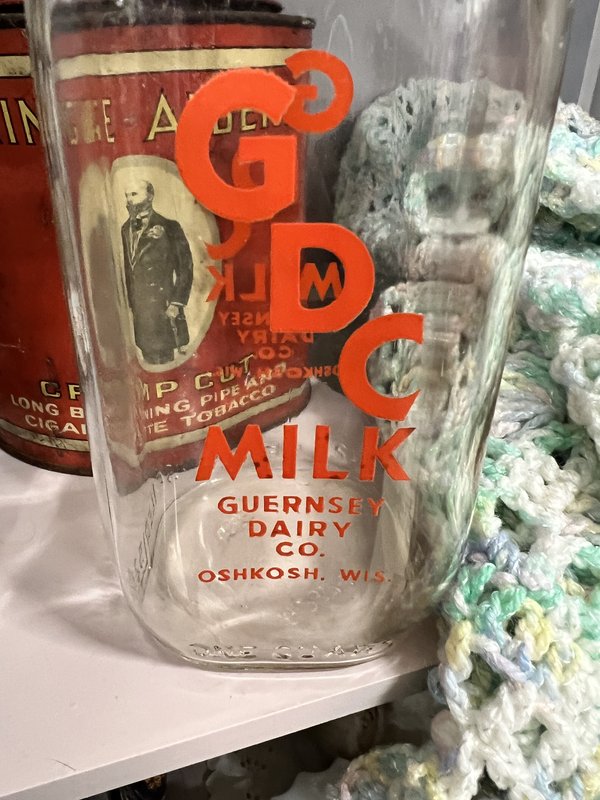 GDC milk Bottle Oshkosh WI