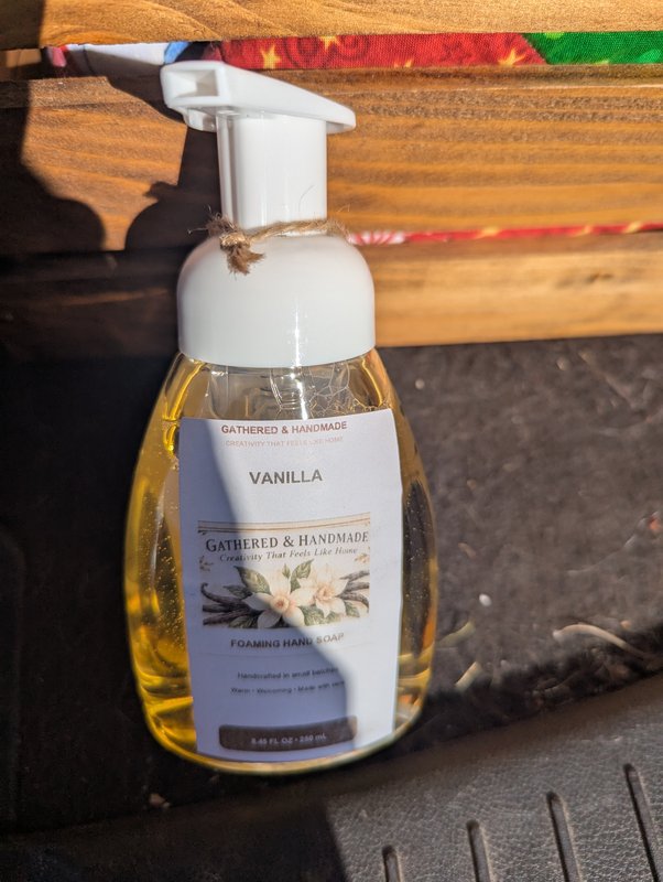 Handmade Foam Soap Vanilla