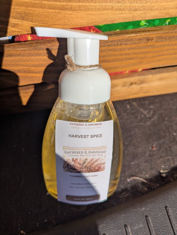 Handmade Foam Soap Harvest Spice