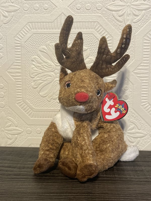 Roxie Ty Beanie Baby 2000 Holiday Reindeer
