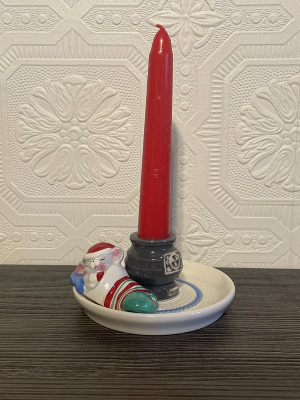 1983 Avon Mouse Candle Holder