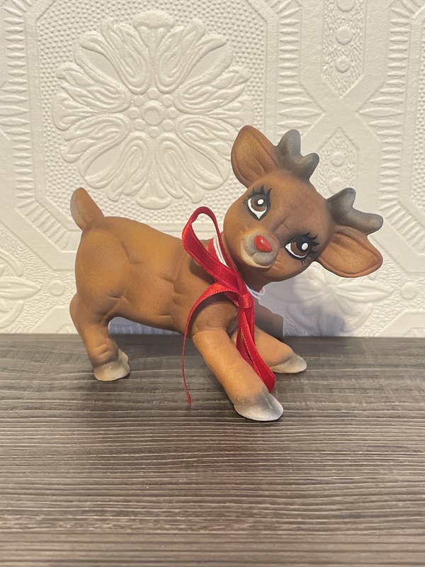 Vintage Reindeer Figurine