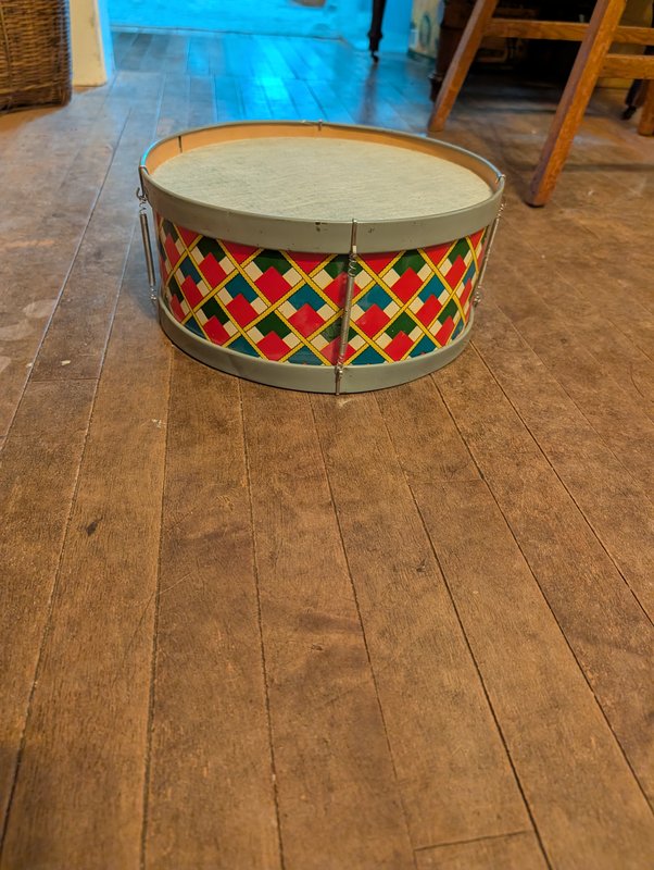 Vintage Spike Jones Toy Drum