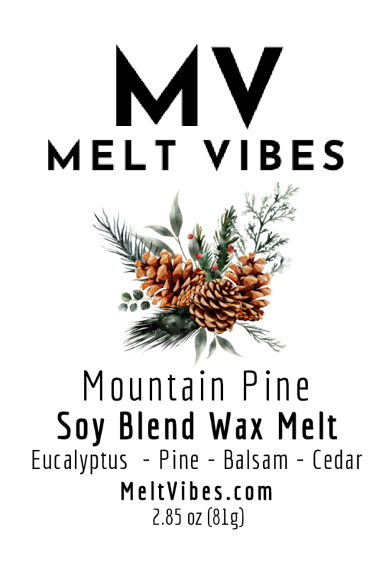 Mountain Pine Wax Melt Clamshell