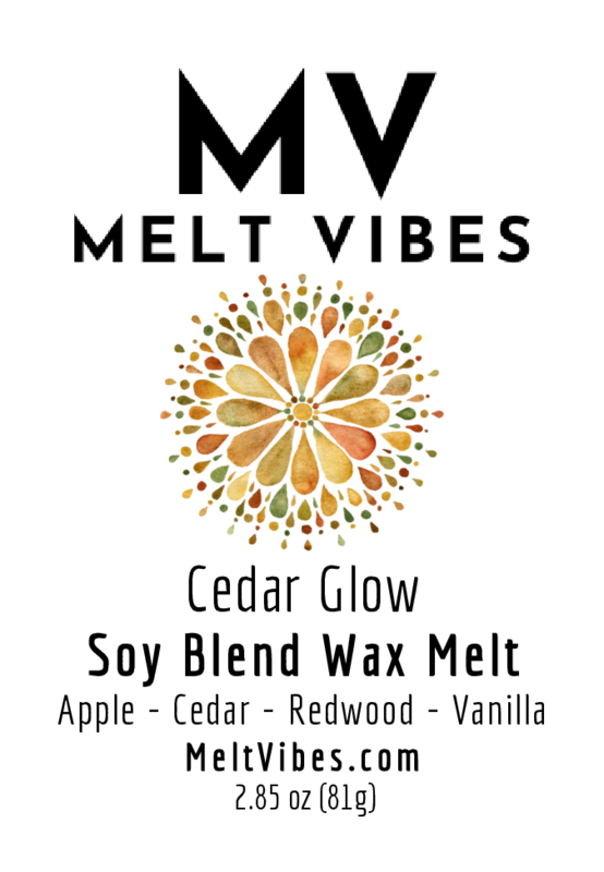 Cedar Glow Wax Melt Clamshell
