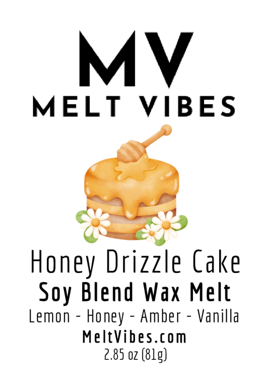Honey Drizzle Cake Wax Melt Clamshell
