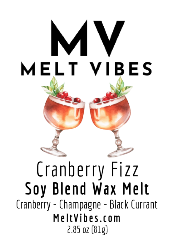 Cranberry Fizz Wax Melt Clamshell