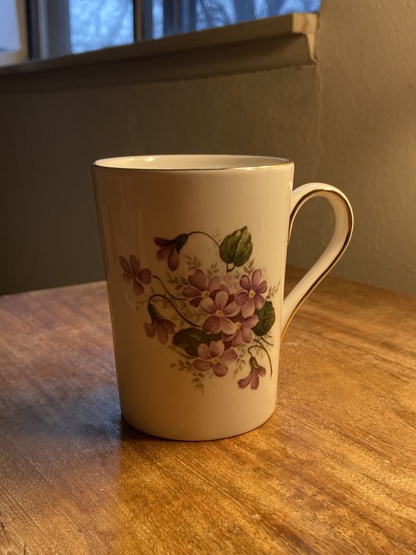 Oakley Bone China Flower Mug