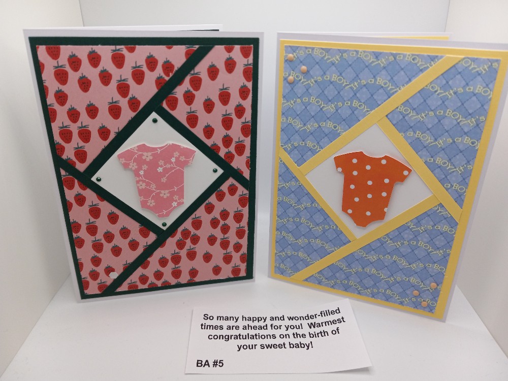 Handmade Baby Cards